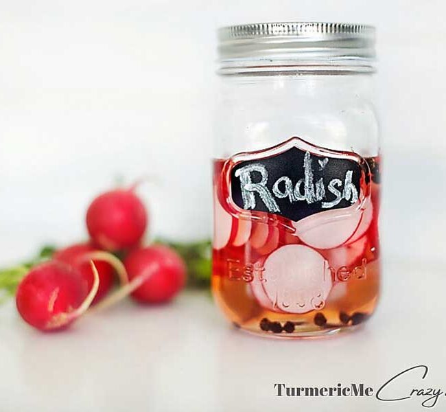 These super quick and easy Pickled Radishes are the Perfect addition to an incredible variety of dishes, like my Hawaiian Inspired Salmon Poke! fermented foods