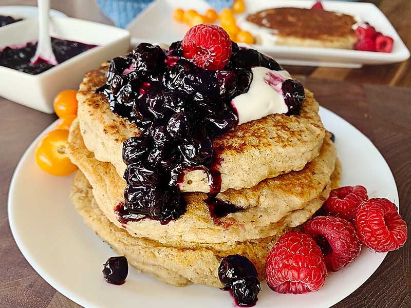 Whether you are eating Gluten Free or baking for someone who is, everyone will LOVE this absolutely scrumptious Gluten Free Pancake Mix! With healthy, simple ingredients you can whisk this mix up and keep it in the pantry for when the pancake cravings hit! Gluten Free Pancake Mix, Gluten Free Pancakes, Camping Pancakes, Gluten Free, Gluten Free Breakfast