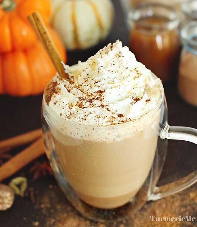Everything pumpkin spice is nice with this perfect pumpkin spice latte. Make a Healthy Pumpkin Spice Latte to rival Starbucks without all of the added processed sugars & additives! Gluten Free, Pumpkin Spice Mix, Pumpkin spice recipes, seasonal recipes, fall recipes
