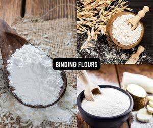 Binding Flours can do wonders for gluten free baking! They help bind ingredients together and mimic the gluten in wheat flour.