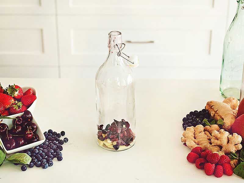 Adding fruit infusion to Water Kefir - Nature's Probiotic!