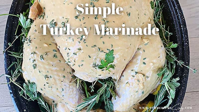 With just 4 ingredients, this turkey marinade is quick & easy way to take your turkey to the next level this holiday season! The best part is it is completely gluten free, dairy free, corn free, rice free & has a soy free option! Use this simple turkey marinade to cook your turkey & the pan juices will create THE MOST INCREDIBLE GRAVY YOU'VE EVER TASTED! Then you can delight your family with my incredibly tasty poutine with the left over gravy! Gluten free turkey, gluten free christmas, gluten free holidays, gluten free turkey marinade, gluten free gravy, gluten free holiday gravy