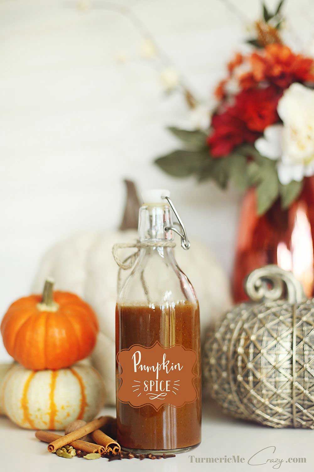 Everything pumpkin spice is nice with this perfect pumpkin spice syrup. Make a Healthy Pumpkin Spice Latte to rival Starbucks without all of the added processed sugars & additives! Add this syrup to your favourite dessert to make a pumpkin spice recipe of your own! Gluten Free, Pumpkin Spice Mix, Pumpkin spice recipes