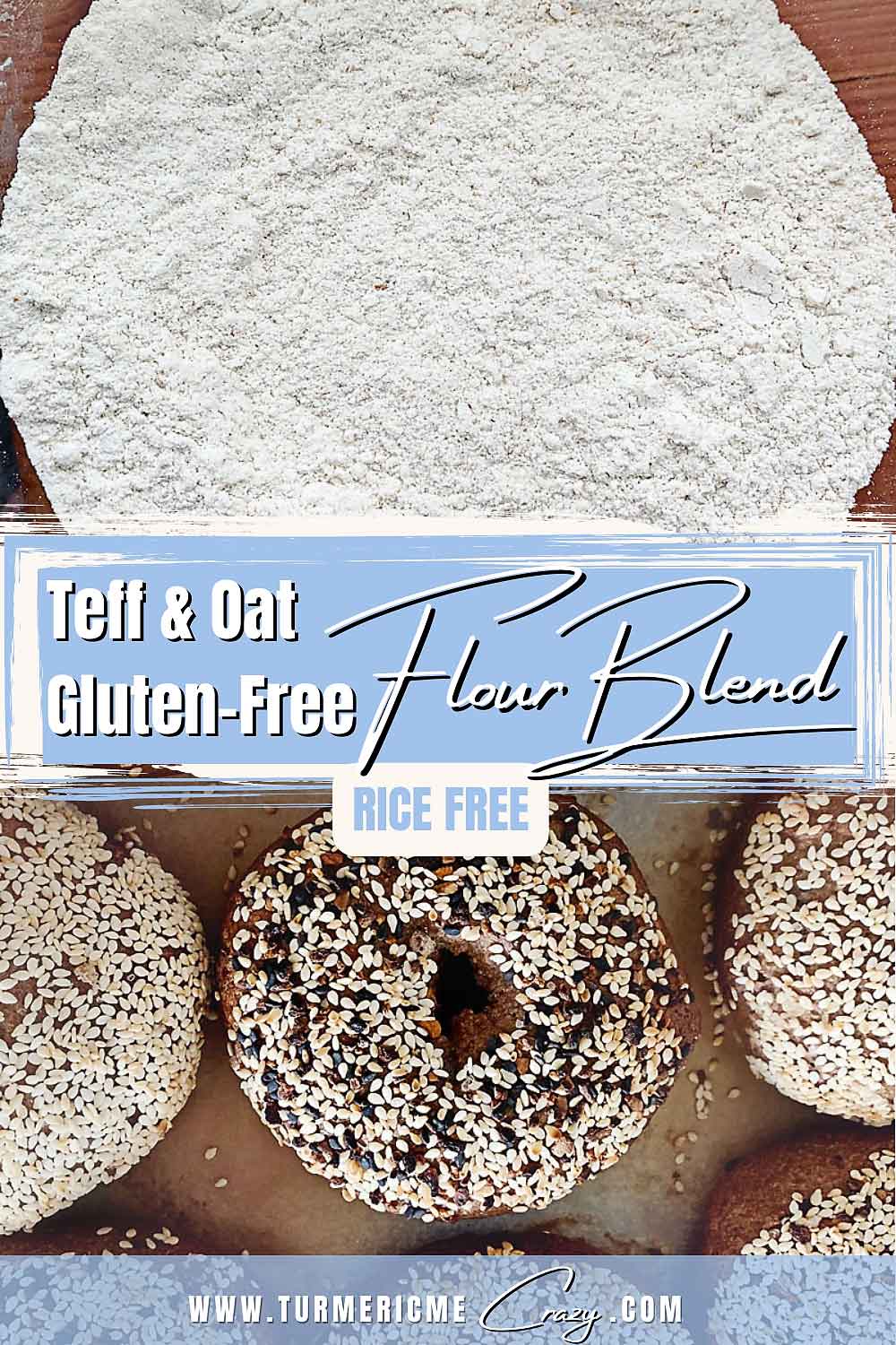 How to CREATE your own Gluten-Free Rice-Free Flour Blend. I hope to provide you with the skills to make your own blend as well as give you the details of how to make my Ancient Grain Teff & Oat Gluten-Free Flour, a great blend to use as a starting point, a substitute for wheat Flour or for unlimited Gluten-Free Rice-Free baking recipes! gluten free & rice free, gluten free rice free, rice free flour blend, how to make a gluten free rice free flour blend