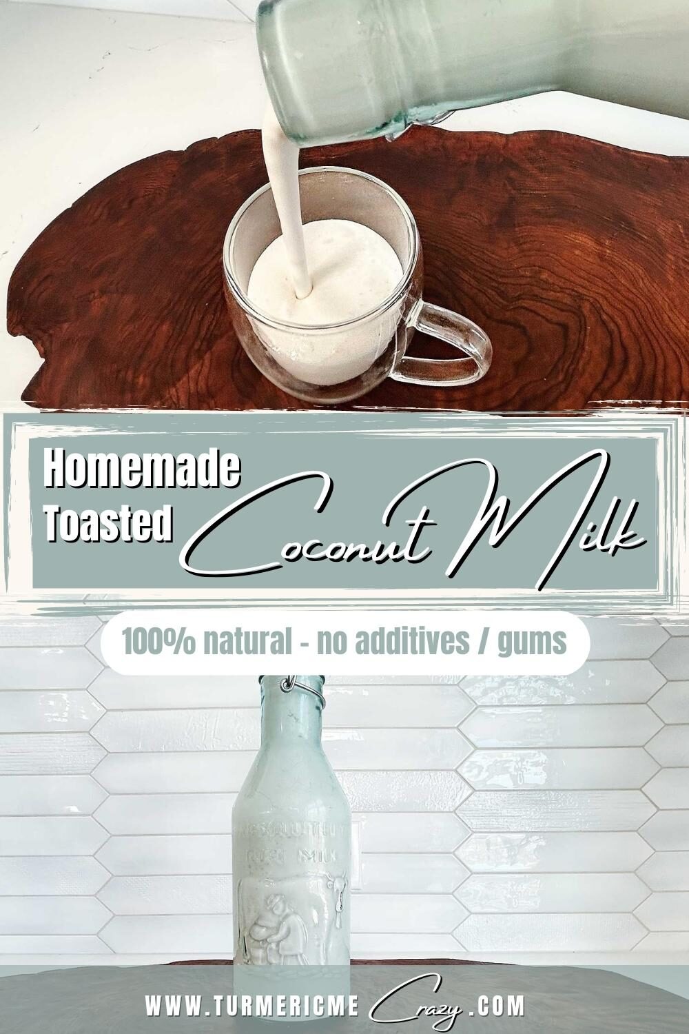 Easily make your own incredibly creamy & delicious coconut milk, a lovely plant based milk, in 3 simple steps from just organic shredded coconut! Let us show you how! It's 100% natural coconut milk with no additives, preservatives, emulsifiers or gums! Give it a try and I promise, you'll never buy store bought again!