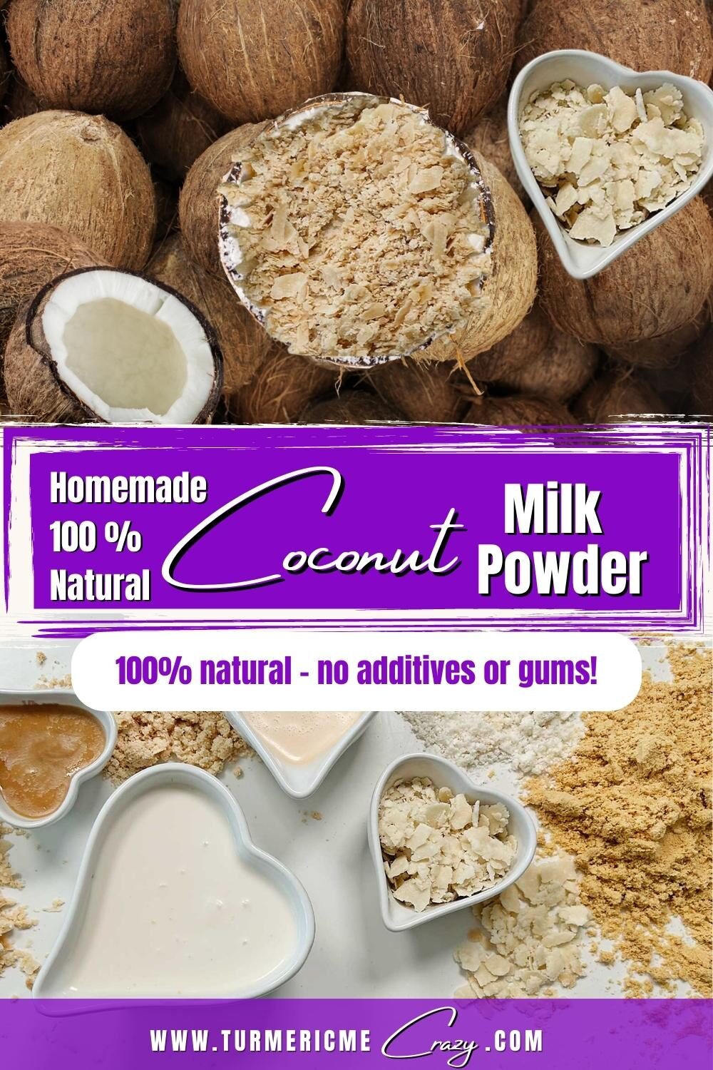 Easily make your own incredibly delicious coconut milk powder, a lovely plant based dried milk, from just organic shredded coconut! Let us show you how! It's 100% natural dried coconut milk with no additives, preservatives, emulsifiers or gums! Give it a try and I promise, you'll never buy store bought again!