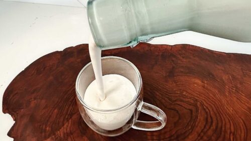 Easily make your own incredibly creamy & delicious coconut milk, a lovely plant based milk, in 3 simple steps from just organic shredded coconut! Let us show you how! It's 100% natural coconut milk with no additives, preservatives, emulsifiers or gums! Give it a try and I promise, you'll never buy store bought again!