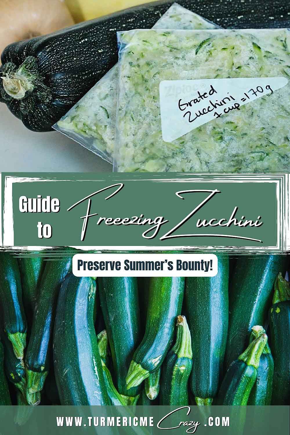 Freezing zucchini is an excellent way to extend its shelf life and enjoy its delicious flavor and nutritional benefits all year round. We'll show you how to freeze zucchini, ensuring that you can savour the taste of summer even in the depths of winter. #zucchini harvest, what to do with zucchini, how to use zucchini, how to preserve zucchini, what to do with overgrown zucchini