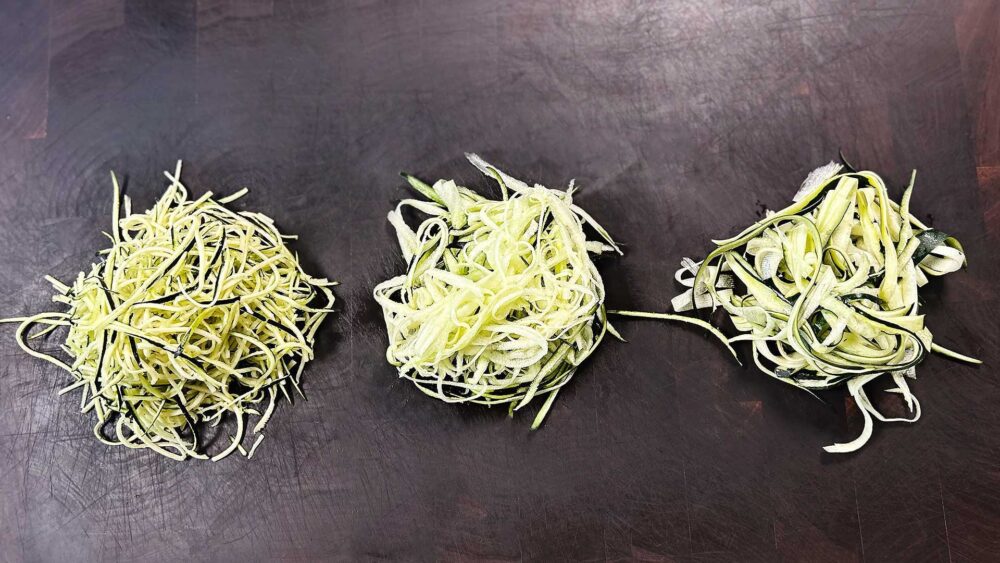 How to make Zucchini Noodles - without a spiralizer