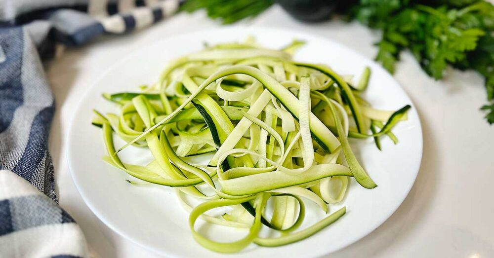 Making Zucchini Noodles (Zoodles)