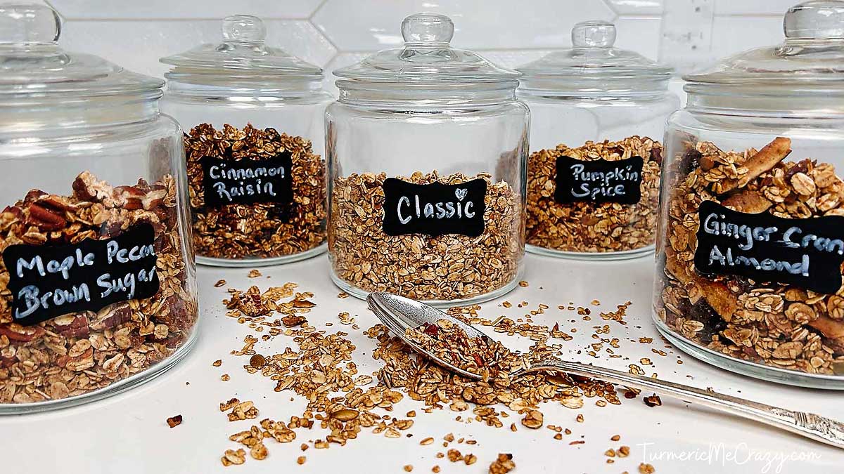 Discover the art of crafting delectable homemade granola with our step-by-step guide. From choosing wholesome ingredients to achieving the perfect crunch, our blog has all the tips and tricks you need. Say goodbye to store-bought granola and hello to a healthier, tastier breakfast option. Try it now! #homemade, #granola, #granolarecipe, #classicgranola, #cooking, #savemoneyongroceries, #healthyrecipes