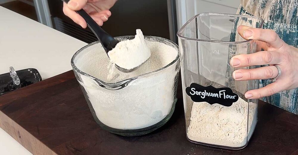A step-by-step guide on how to make your own sorghum flour at home! 🌾 Discover the simplicity of transforming whole sorghum grains into a versatile and nutritious flour that will elevate your favourite recipes. From breads to pancakes to cookies, sorghum flour adds a delightful nutty flavour and a nutritional boost to your baked goodies. Follow along as we break down the process and share tips to ensure success in your DIY sorghum flour adventure. Let's embrace the goodness of this ancient grain together! #SorghumFlour #GlutenFreeBaking #DIYKitchen #HealthyRecipes