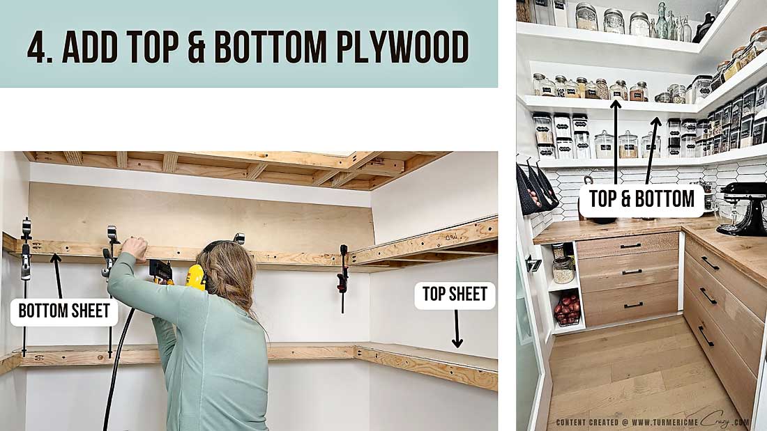 Build floating shelves for your Kitchen Pantry or any other space in your home! DIY kitchen renos, pantry renovation, DIY kitchen renos, pantry design pantry inspiration pantry idea, pantry renos, DIY butlers pantry, diy, diy kitchen renos, DIY pantry reno, DIY projects, DIY renos, diy kitchen, butlers pantry, kitchen floating shelves, floating shelves, DIY floating shelves, how to build shelves