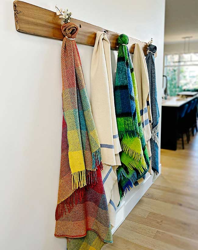 DIY tutorial on creating magnetic hanging blankets—the perfect solution for adding warmth, coziness, and style to any room! Whether you want extra insulation for winter, a soundproofing solution, a way to display your gorgeous blankets, or a unique decorative piece, this project has you covered. #diy #diyhomedecor #hangingblankets #magnets