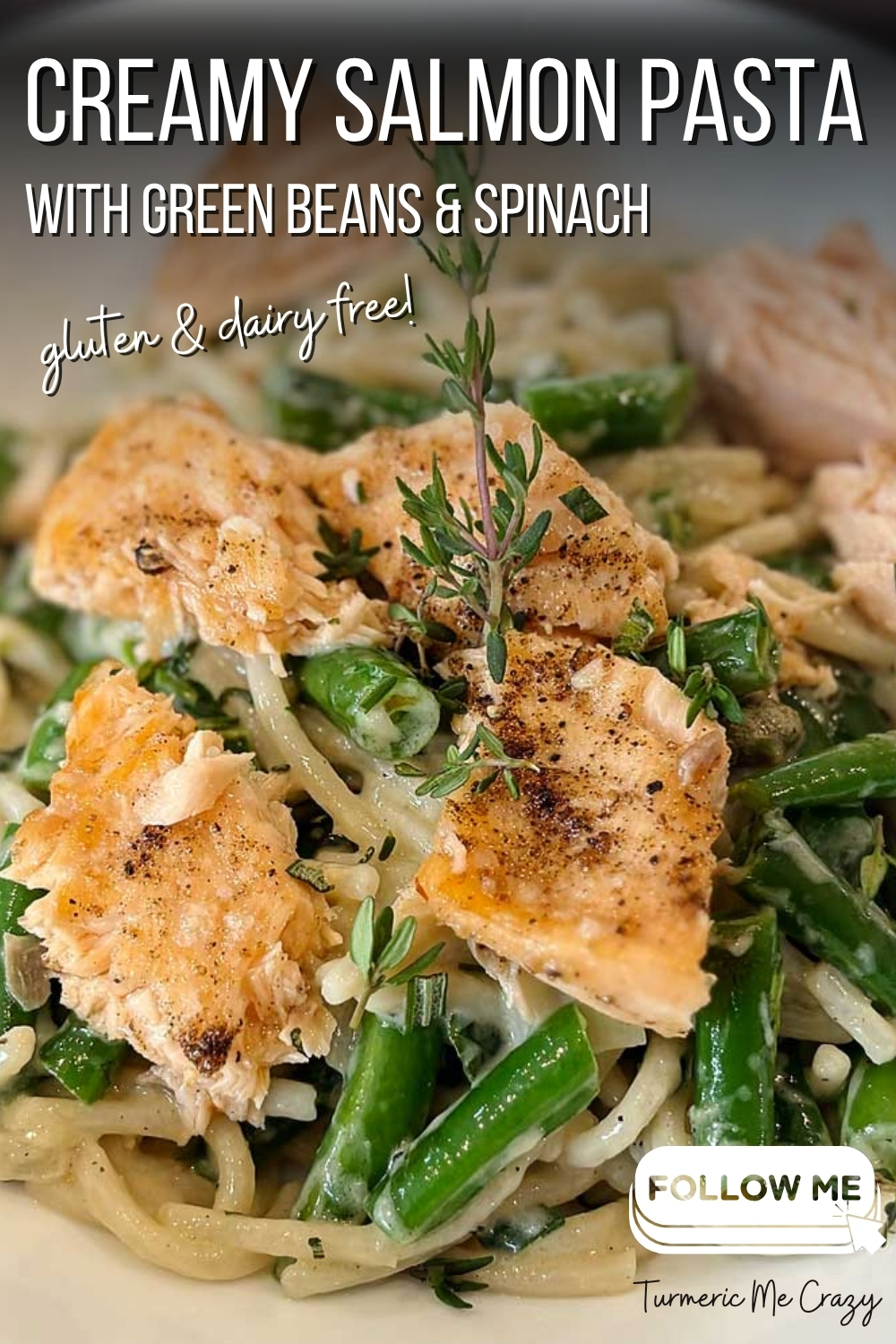 Looking for a comforting, creamy pasta dish that’s both dairy-free and gluten-free? This salmon pasta with green beans and spinach checks all the boxes for flavor, nourishment, and weeknight ease. Made with tender flakes of salmon, vibrant green veggies, and a rich, velvety sauce that’s completely dairy-free, it’s a wholesome take on a classic creamy pasta.