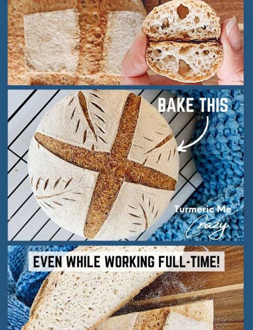 This incredibly easy to follow gluten free sourdough recipe includes follow along videos that will show you how to make a gluten free sourdough bread loaf from scratch! This gluten free sourdough recipe is vegan (no eggs, no dairy), allergen-friendly, refined sugar-free, oat-free, gum-free, soy-free, and nut-free! Please follow along with me as I share with you my intuitive approach to building & maintaining a sourdough starter and baking a beautiful gluten free artisan sourdough break loaf! gluten free sourdough bread recipe, sourdough bread recipe, sourdough, gluten free sourdough, gluten free baking. Get your free baking timeline.